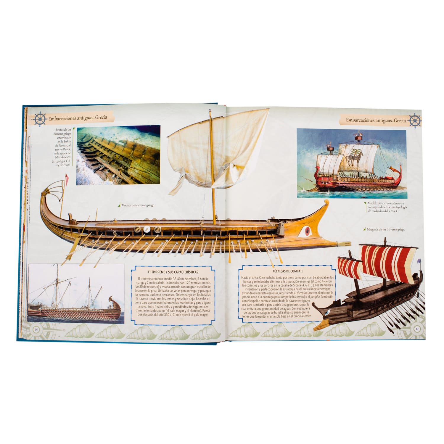 ATLAS ILUSTRADO EMBARCACIONES MUY ANTIGUAS - Imagen 2