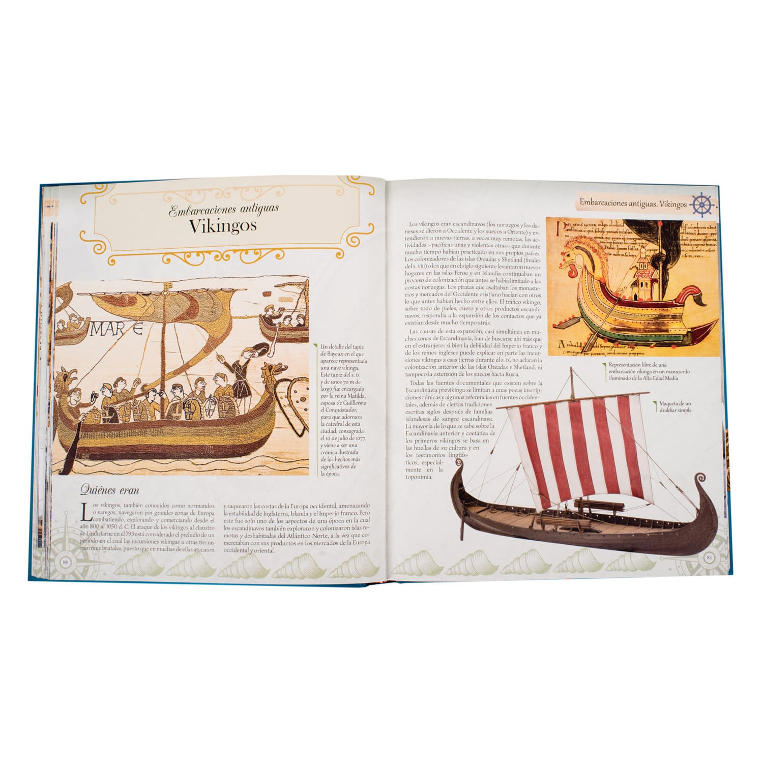 ATLAS ILUSTRADO EMBARCACIONES MUY ANTIGUAS - Imagen 4