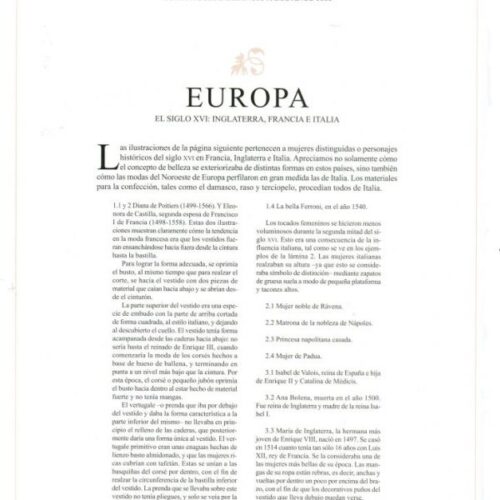 Historia Ilustrada Del Vestido