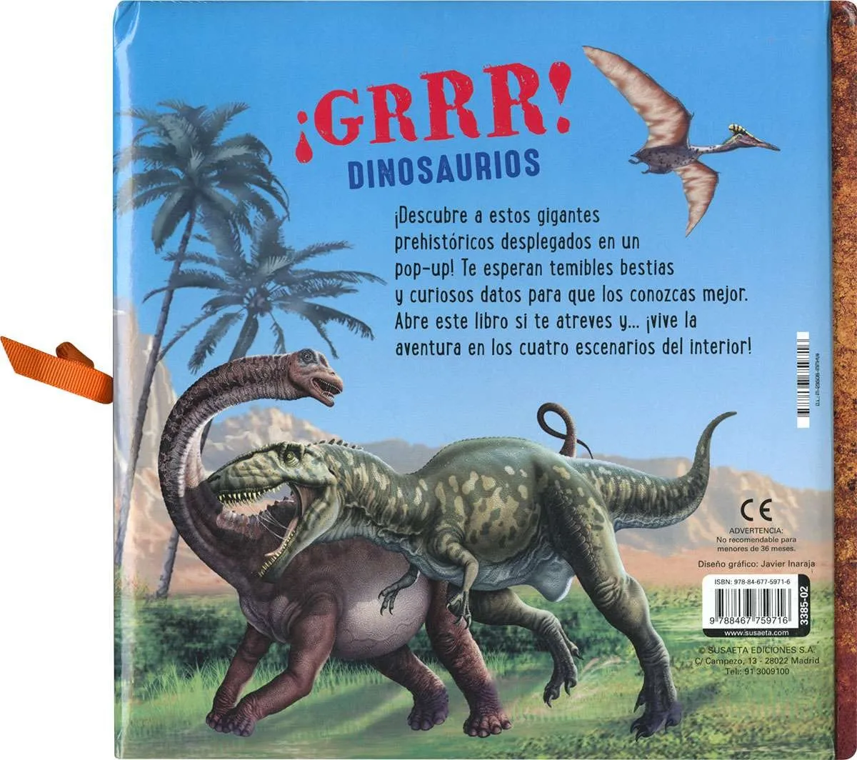 ¡Grrr! Dinosaurios – Libro PopUp